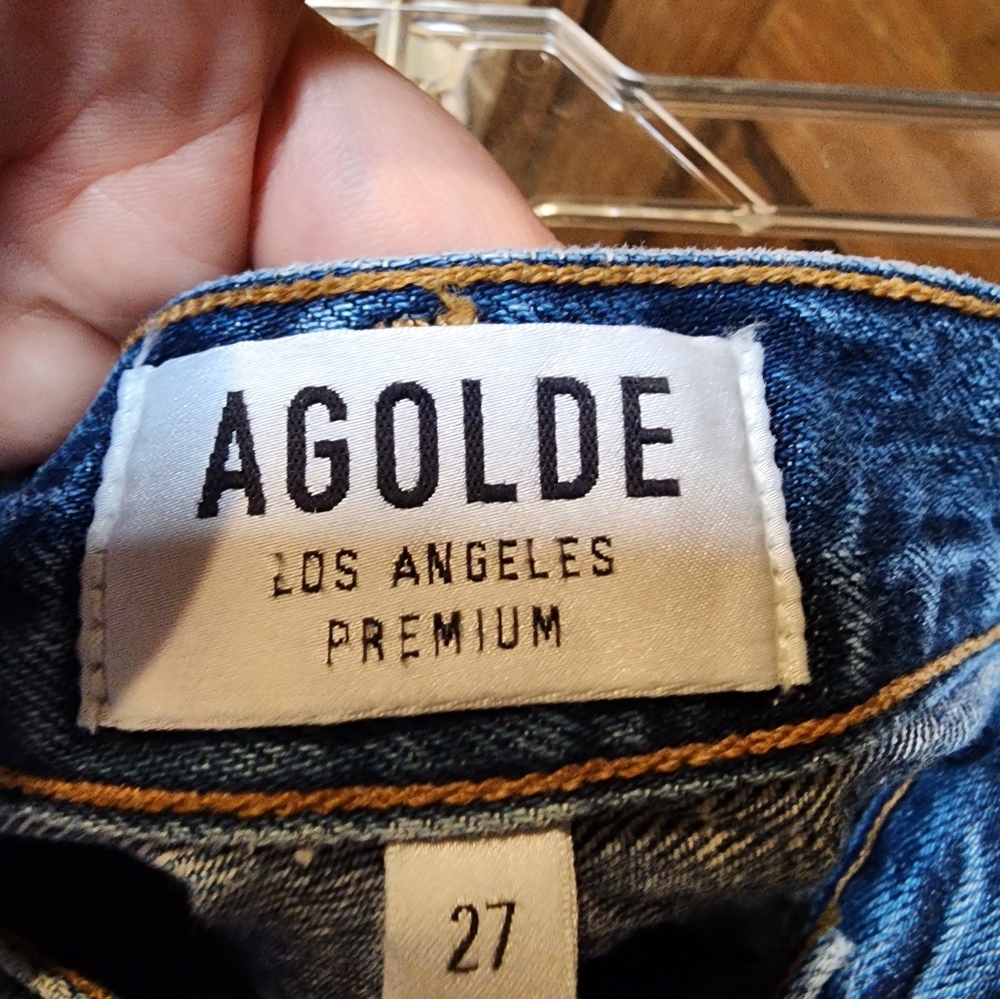 Agolde Jamie High Rise Classic Jeans In Grade - Picture 4 of 5
